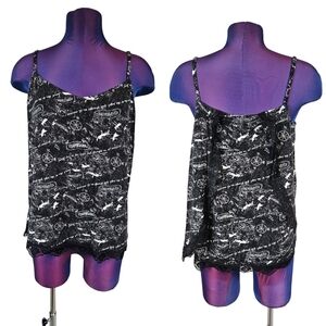 Disney Peter Pan Neverland Sleeveless Lightweight Cami Size Large Women's‎ U48